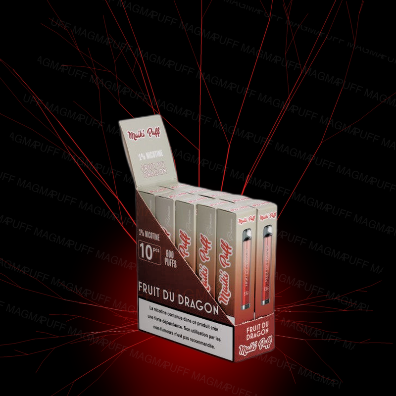 Pack 10 Maiki Puff - FRUIT DU DRAGON