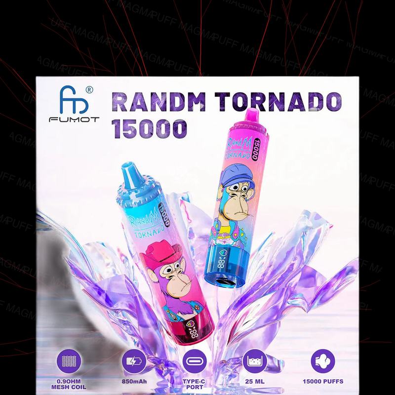 Boites de 10 RandM Tornado Pro 15000