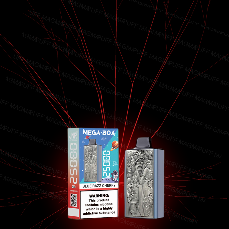 JNR - Mega Box 25K bouffées - 2% de Nicotine - Puff Jetable / Vape Disposable