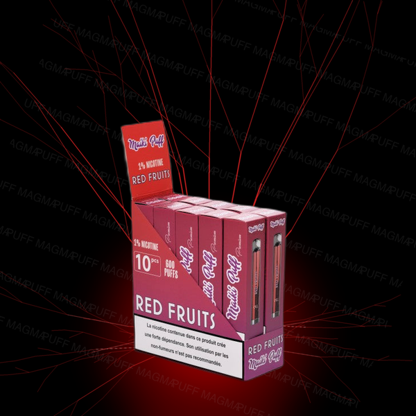 Pack 10 Maiki Puff - RED FRUITS